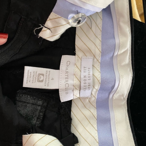 Like new Charter Club black capris. Size 4 - Picture 2 of 2